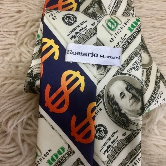 ROMARIO Manzini Money Tie - Picture 2 of 4